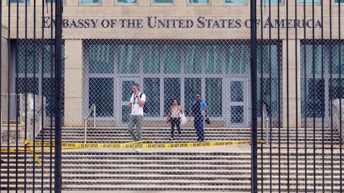 The U.S. embassy in Havana.