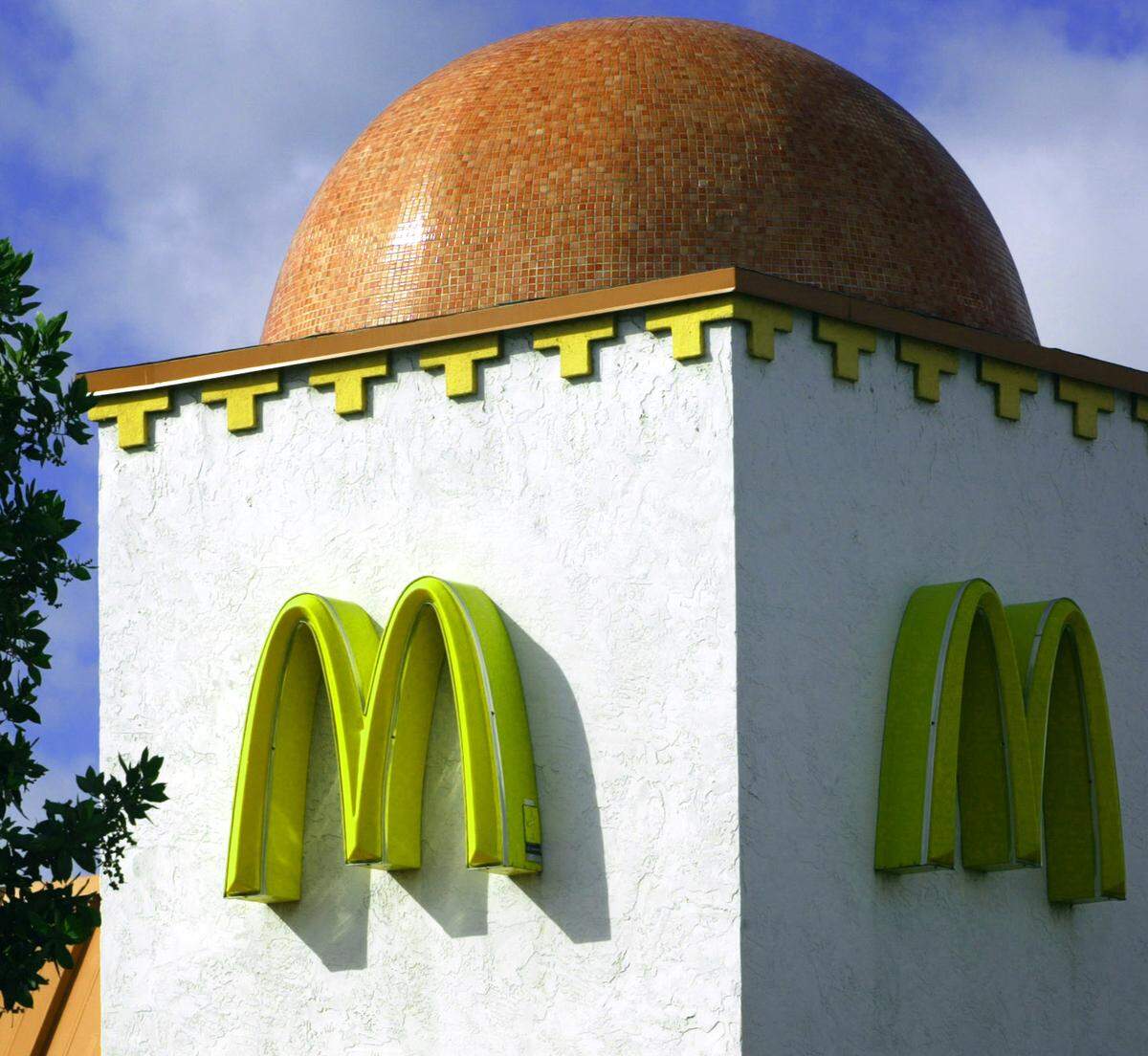 Even McDonald’s, at Northwest 19th Avenue and Opa-locka Boulevard, reflects the Moorish style of the city.