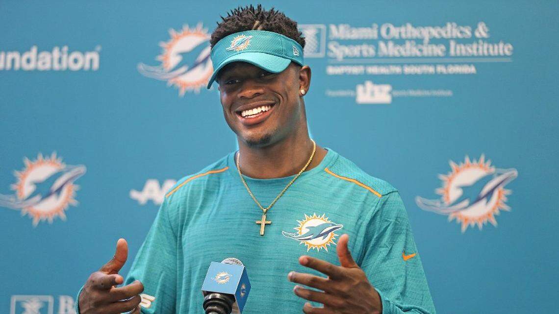 Rookie running back Kalen Ballage is happy to be with Frank Gore in Miami, calling it a 'perfect fit.'