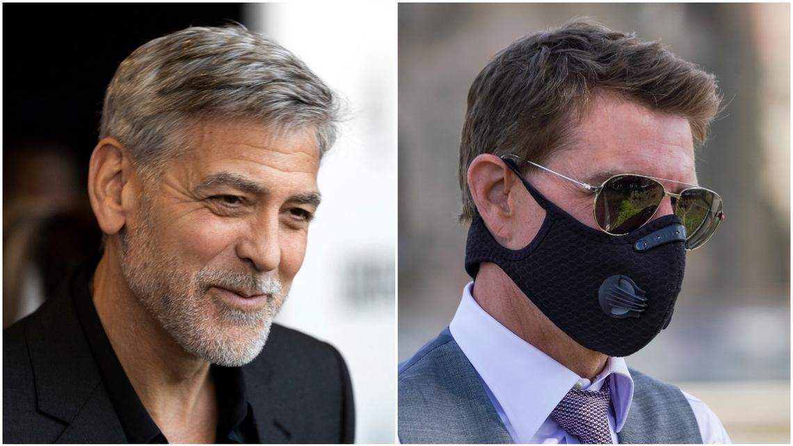 George Clooney responded to Tom Cruise lashing out at crew members over COVID-19 guidelines.