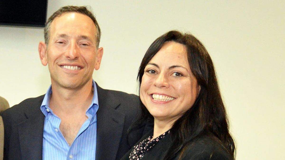 Mark Samuelian and Laura Dominguez