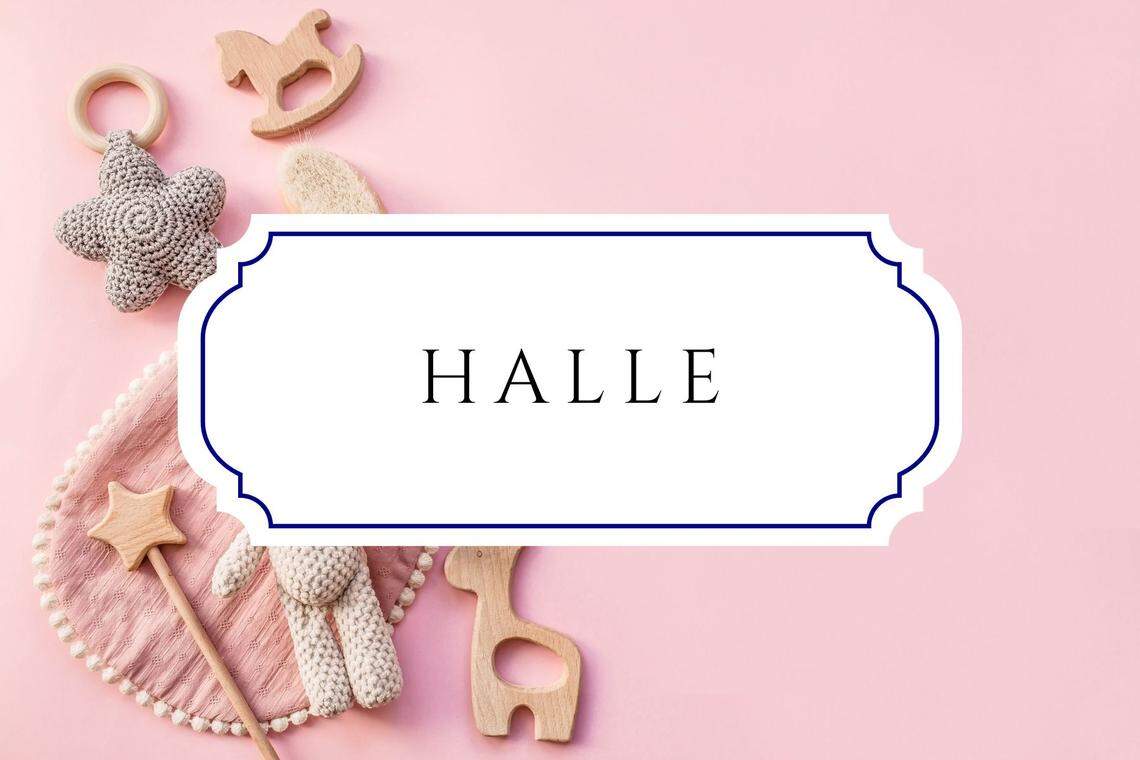 5 letter girl names halle