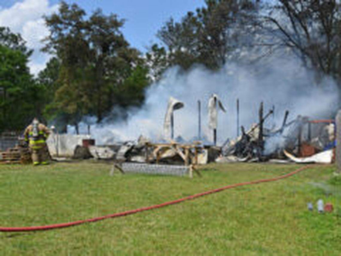 The family “lost several animals in the fire,” the Walton County Sheriff’s Office says.