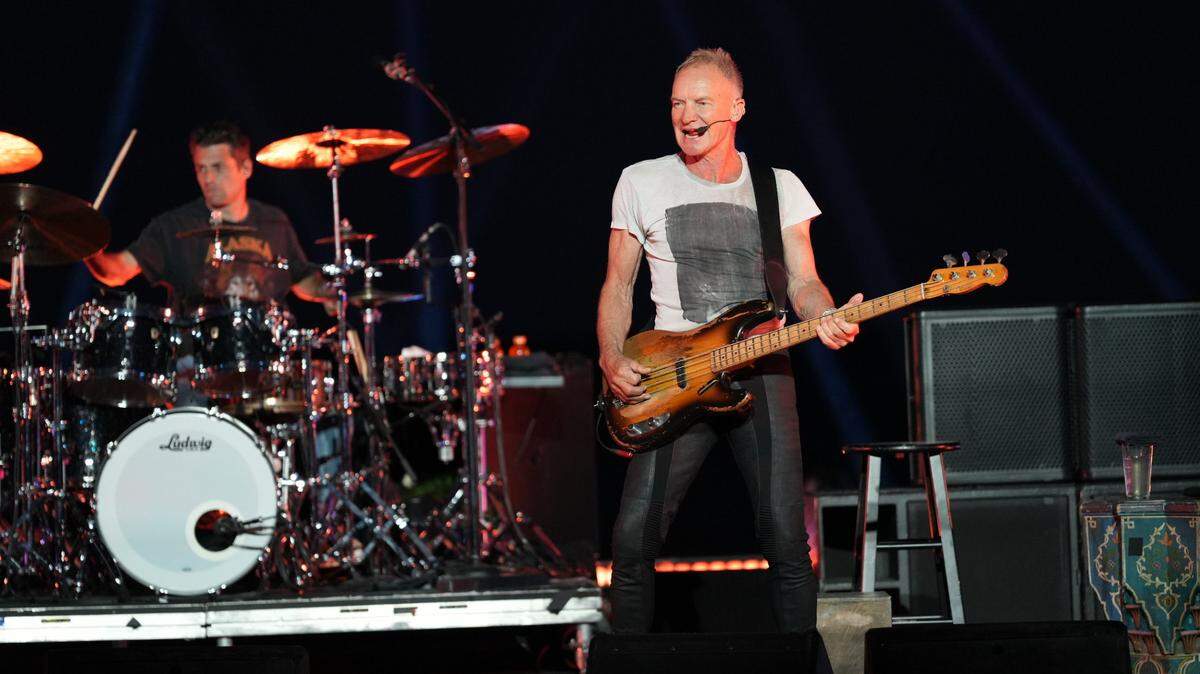 Sting performs at the Global Champions Arabians Tour Miami Beach Presented by Qatar Airways on April 17, 2025/OMAR VEGA, ALCHEMY EVENTS