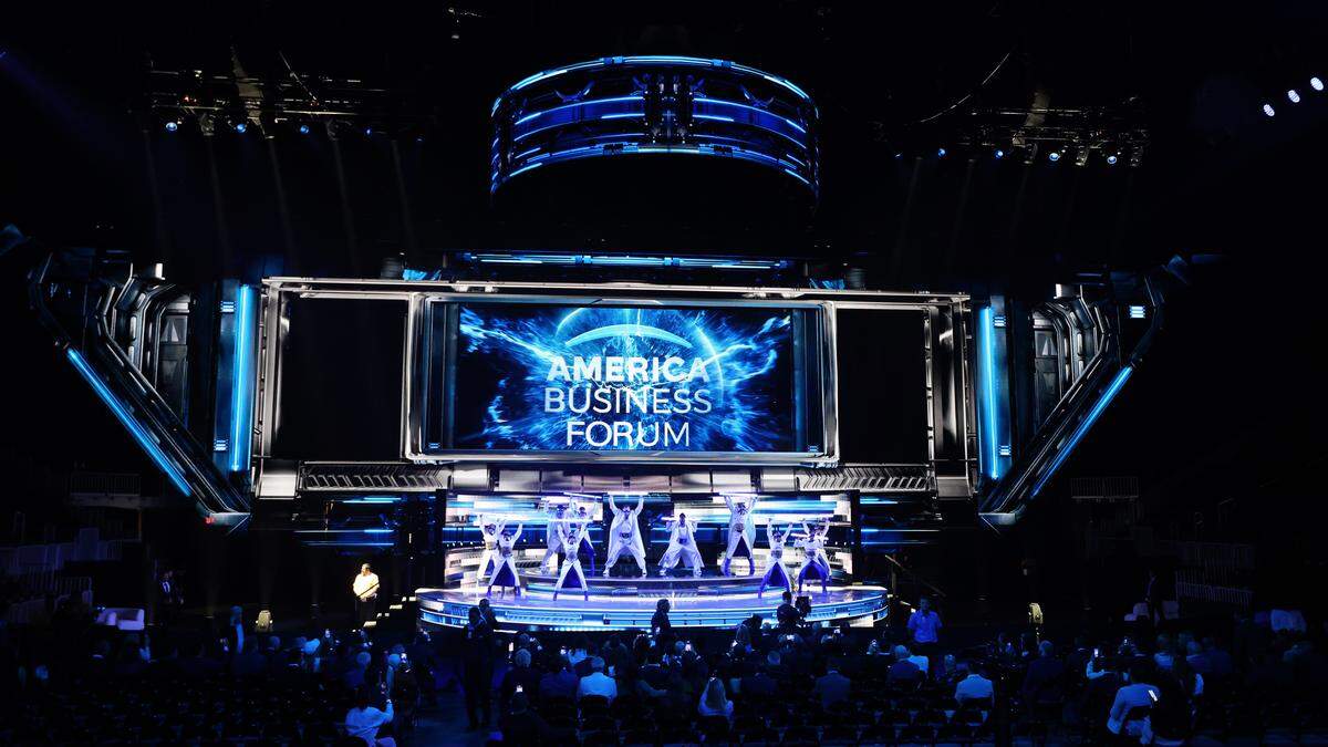 The American Business Forum opens on Wednesday, Nov. 5, 2025.