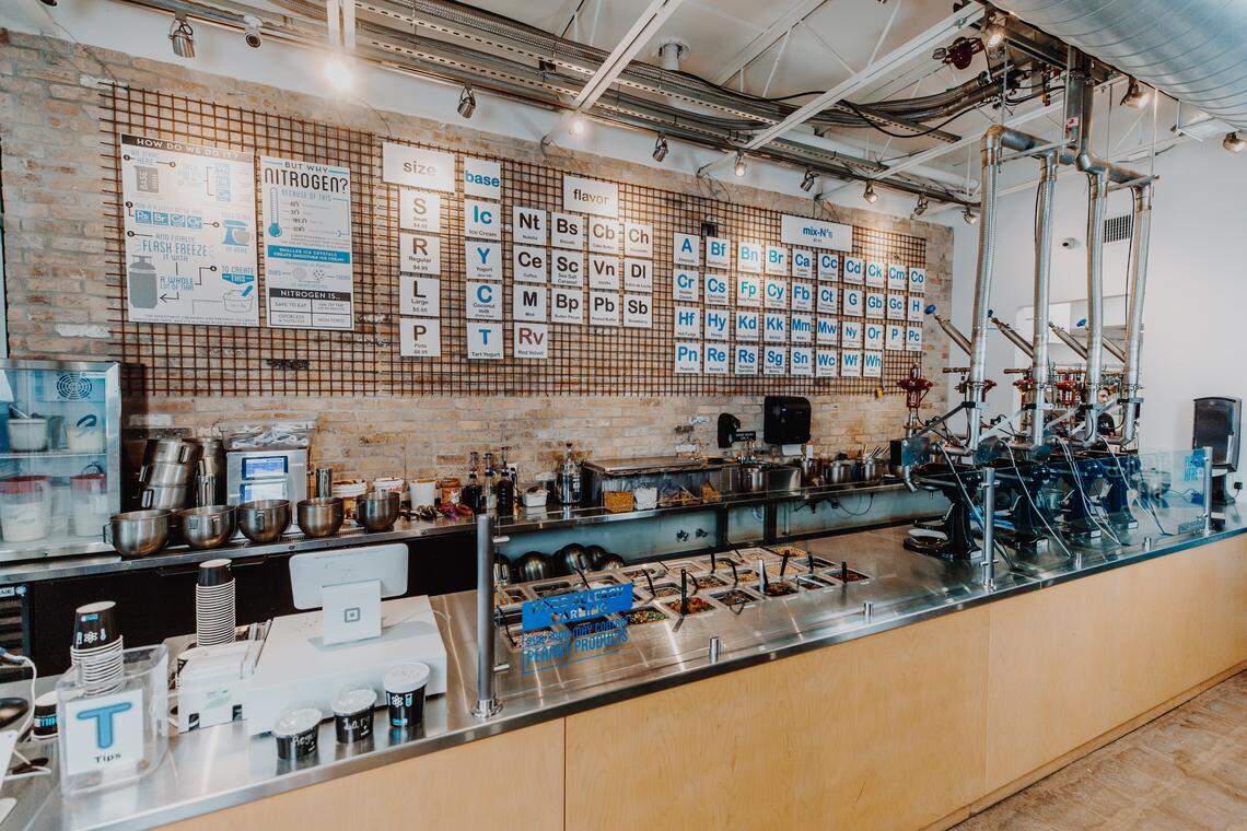 The periodic table of delicious at Chill’N.