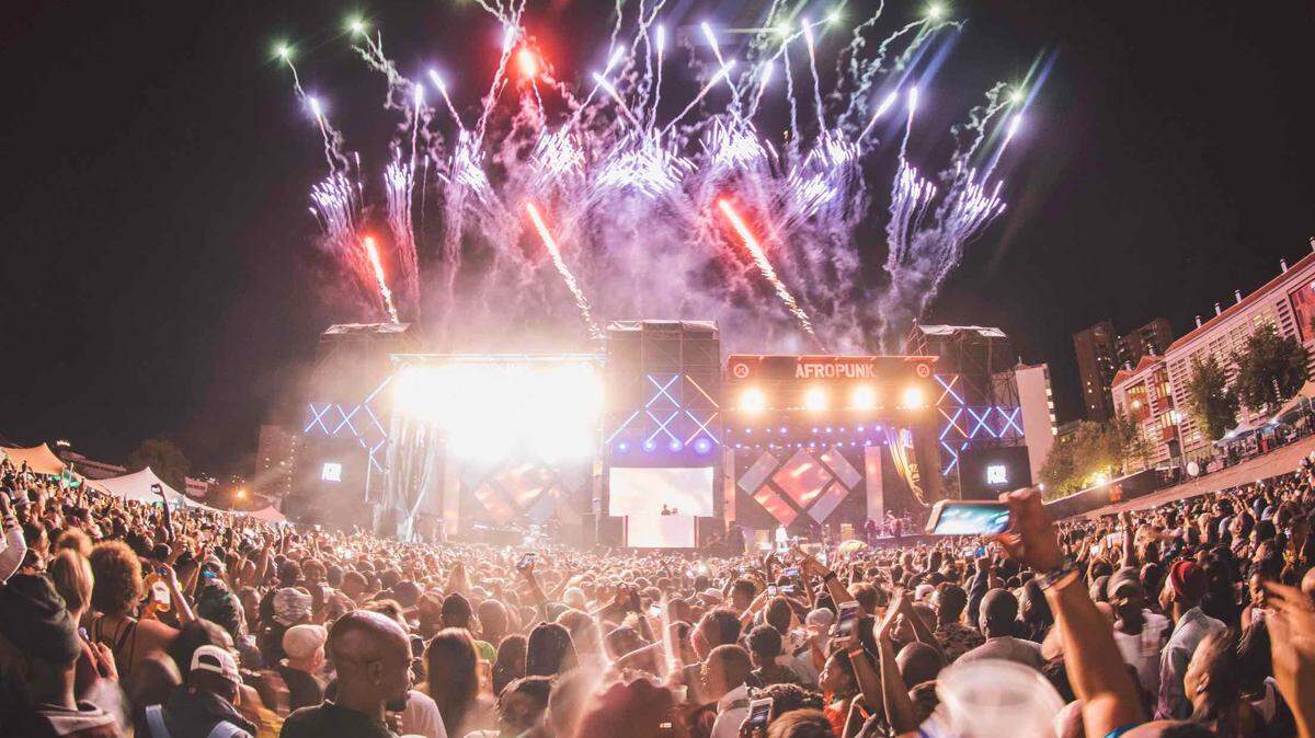 A shot of the stage at AFROPUNK Johannesburg.
