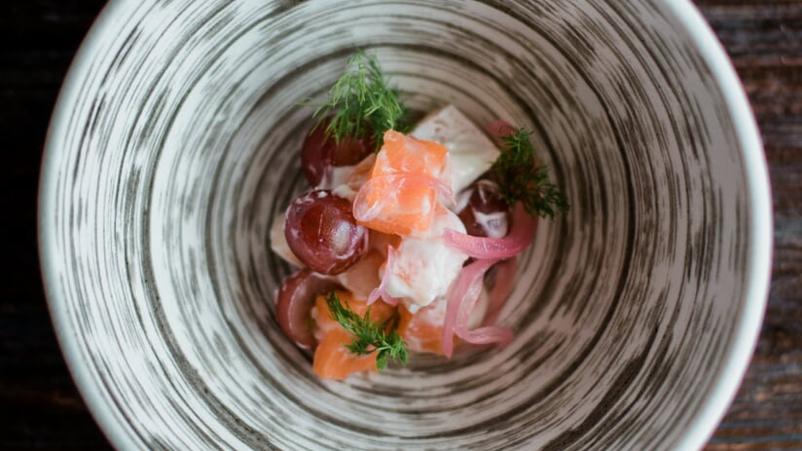 INDULGE’s Daily Dish: Keep lunch or dinner fresh and simple with Dragonfly’s Salmon Crudo