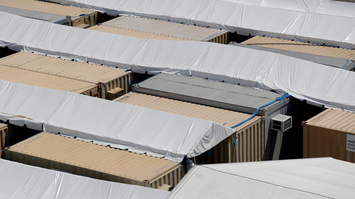 The Migration Protection Protocols Immigration Hearing Facility, a new tent court facility made up of tents and portable pods, Tuesday, Sept. 17, 2019, along the Rio Grande in Laredo, Texas. A new Florida State University study documents how convicted native-born Americans were much more likely to commit another felony than immigrants.