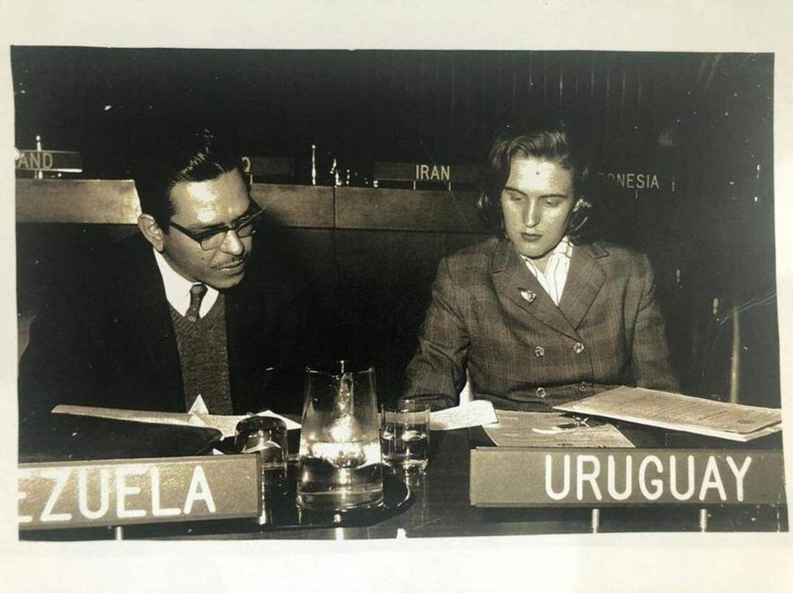 Graciela Ponce de León was a diplomat in the Uruguay mission to the United Nations in the late 1950s and 1960s.