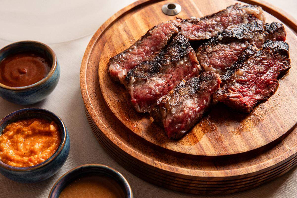 Smoked ribeye at BH Prime, the new steakhouse at St. Regis Bal Harbour.