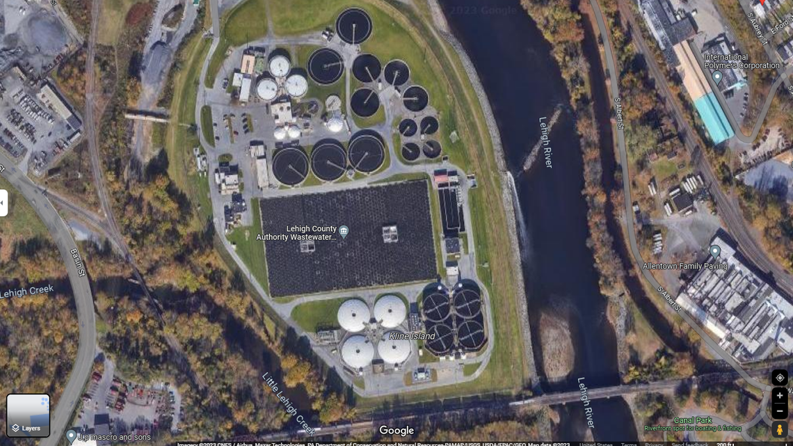 A small alligator was found at a wastewater treatment plant in Lehigh County, Pennsylvania.
