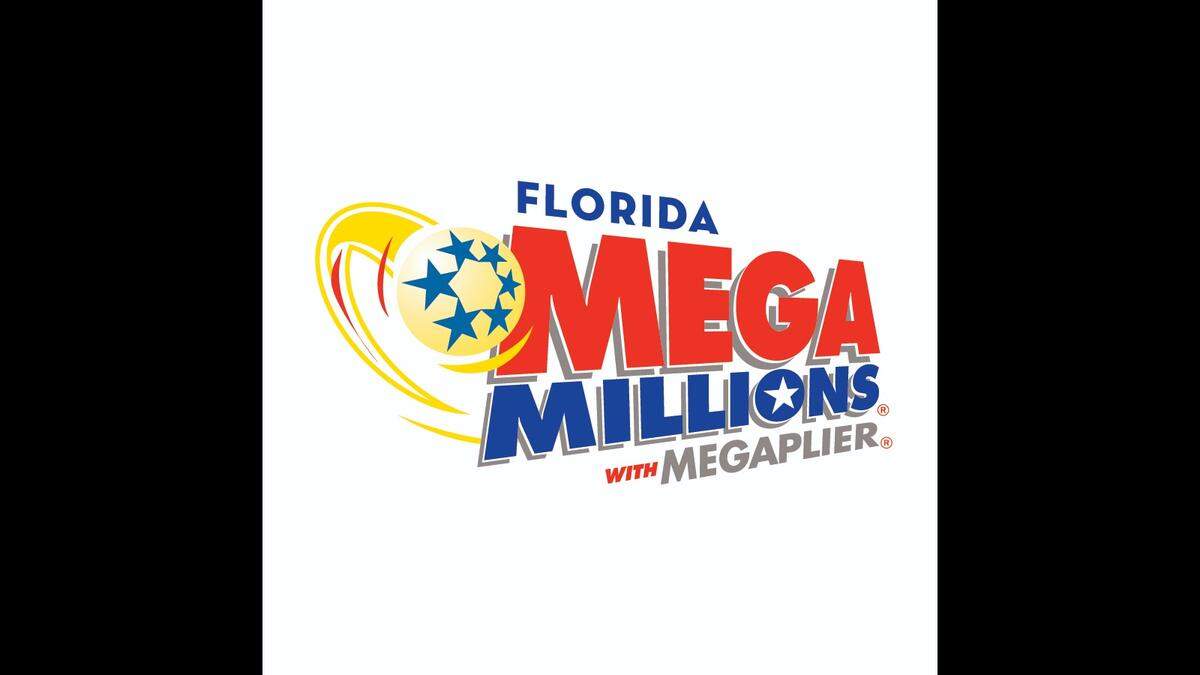 Florida Mega Millions lottery game logo. A winning ticket was sold at a Fort Myers-area 7-Eleven, Florida Lottery announced on Oct. 17, 2022.