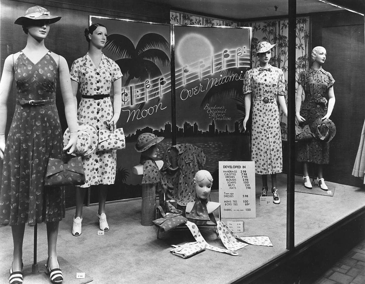 Burdines window, 1937.