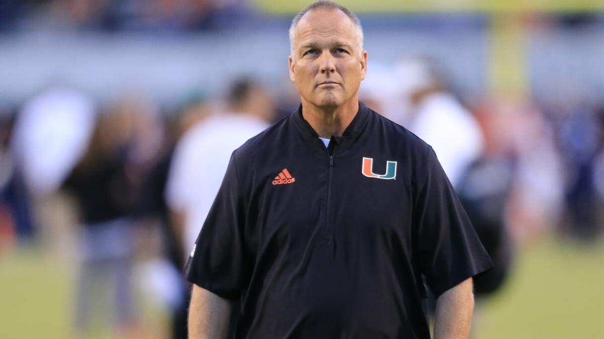 Miami Hurricanes head coach Mark Richt oversaw an offense that ranked 96th in the country this season.