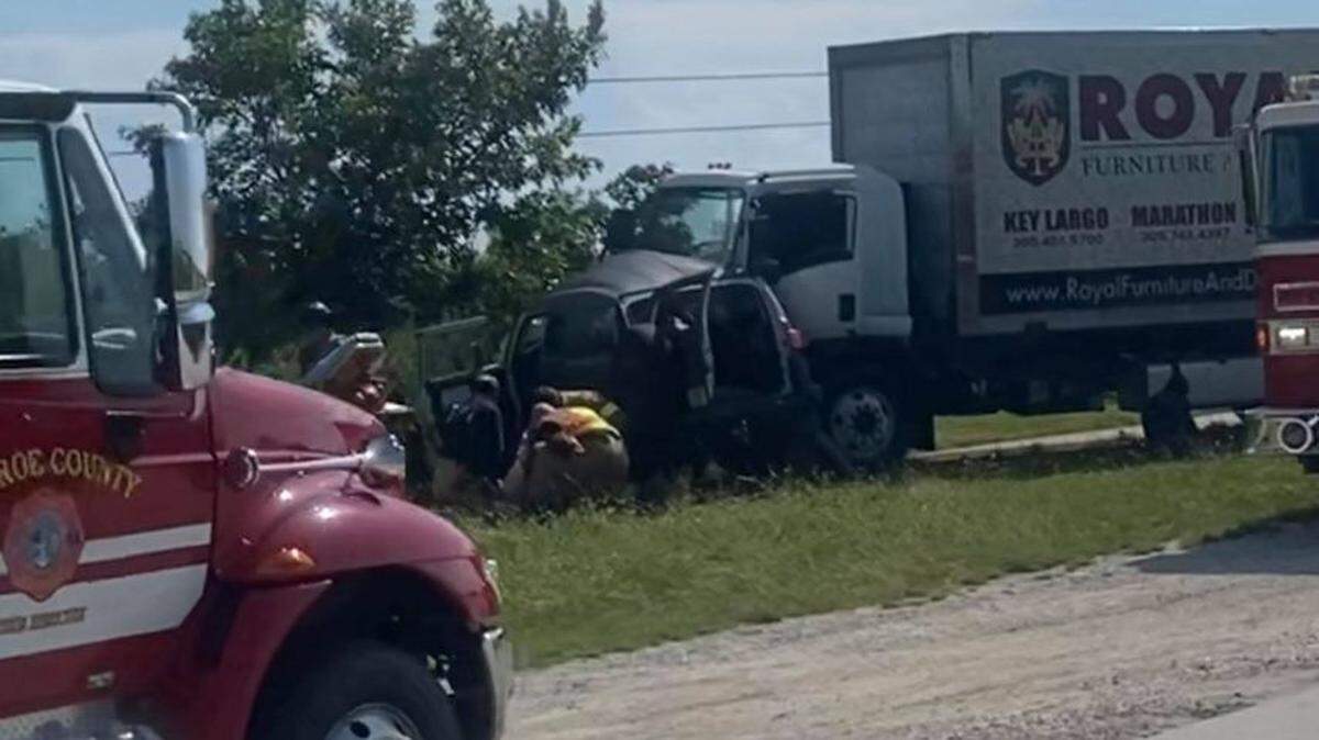 Three people, including two children, were airlifted to mainland hospitals Sept. 26, 2020, after a crash on U.S. 1 at mile marker 13, the Florida Highway Patrol said.
