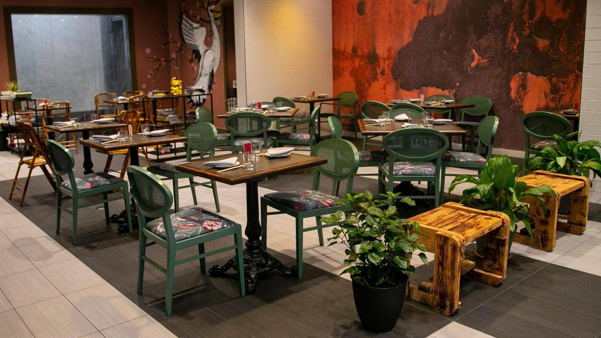 A view of the dining area at Zitz Sum in Coral Gables, Florida on Saturday, November 13, 2021.