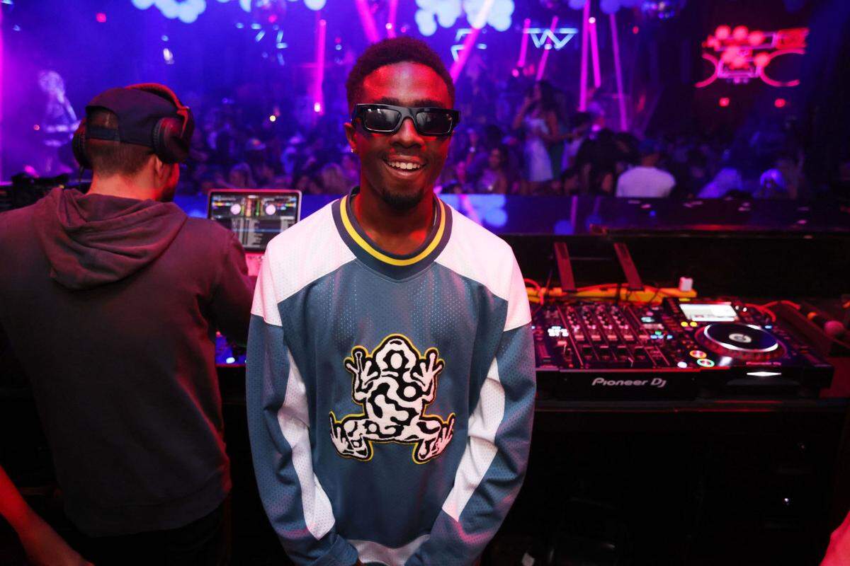 Caleb McLaughlin at LIV Miami/World Red Eye