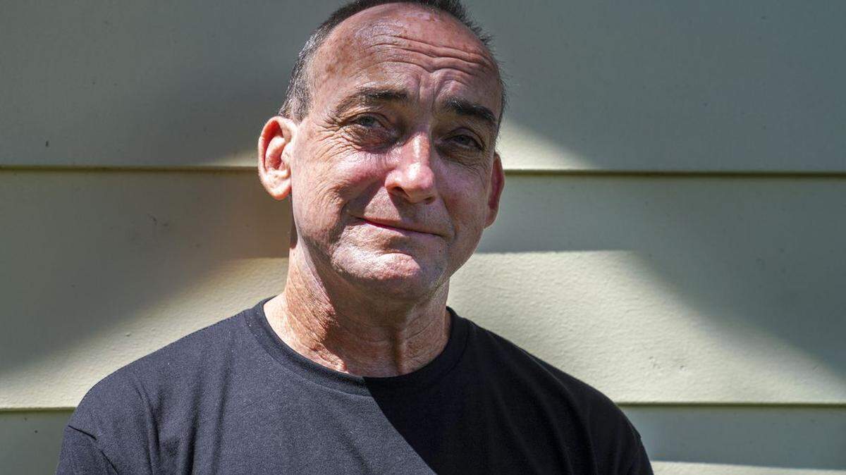 Robert Duboise is pictured at his new home in September 2020 in Tampa after his release from prison.