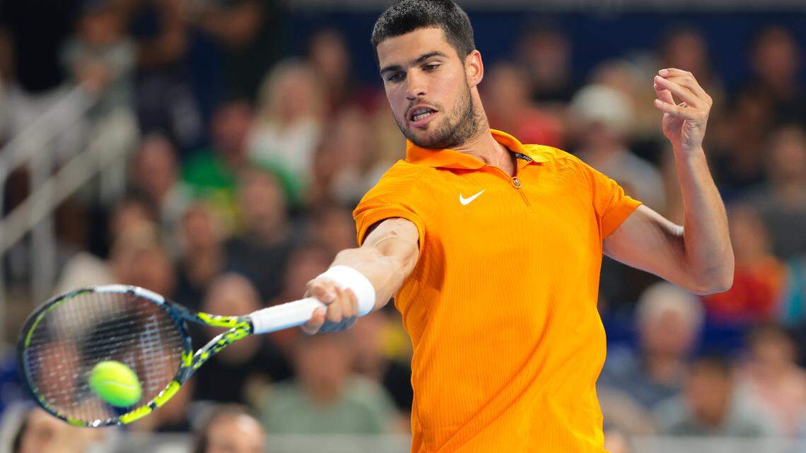 Alcaraz tops Fonseca at Miami Invitational as Busquets, Alba, Ronaldo watch