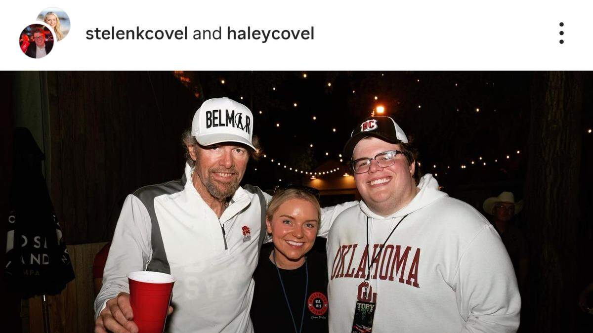 toby keith with son stelen keith covel