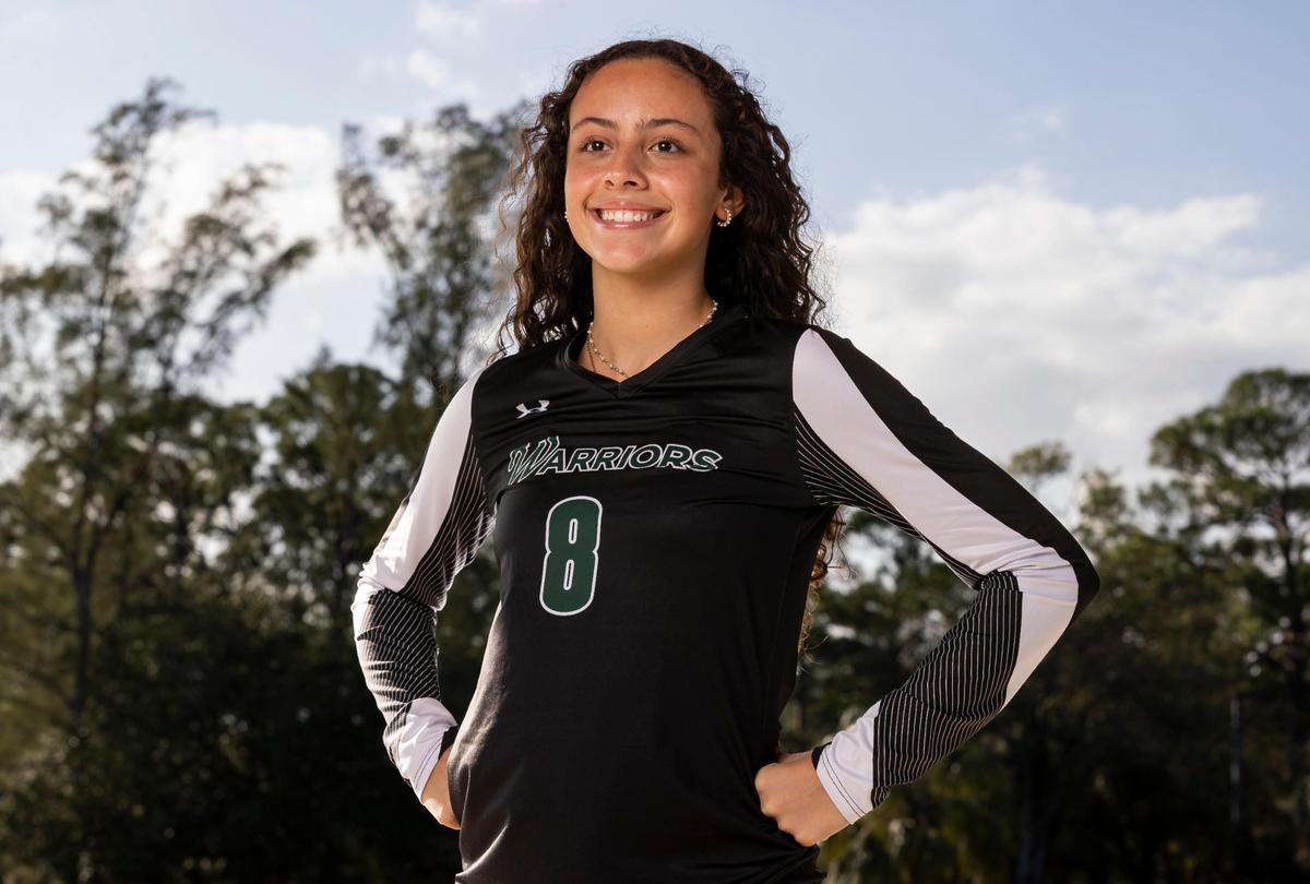 Gabriella Arroyo, Westminster Christian School, Volleyball. All-Dade players photographed at A.D. Barnes Park on Tuesday, Dec. 6, 2022, in Miami, Fla.