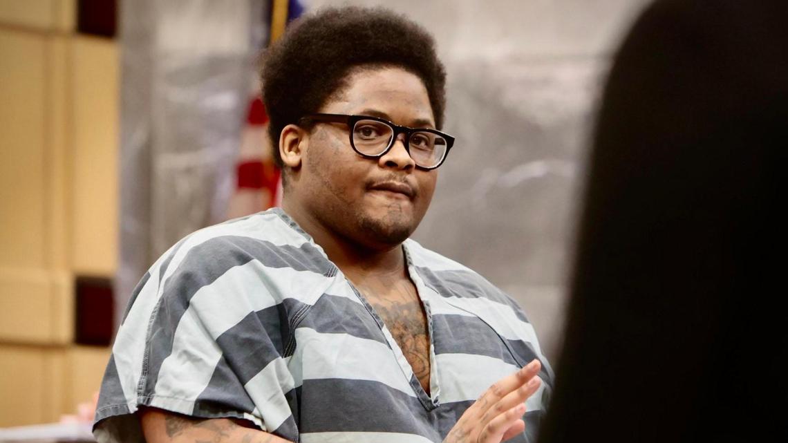 Robert Allen, one of the suspects in the fatal shooting of rapper XXXTentacion, enters the courtroom for his sentencing hearing at the Broward County Courthouse on Wednesday, May 17, 2023.