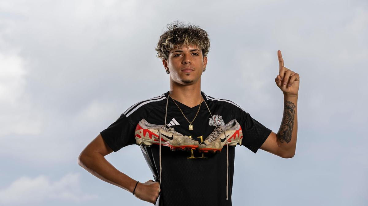 Lucas Costa, Soccer, South Broward High School. All-Broward players photographed at Brian Piccolo Sports Park on Wednesday, March 6, 2024, in Cooper City, Fla.