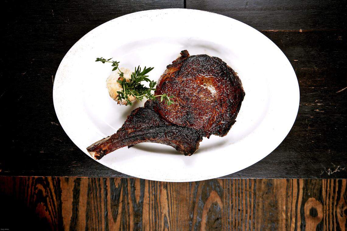 The bone-in ribeye at Prime 112.