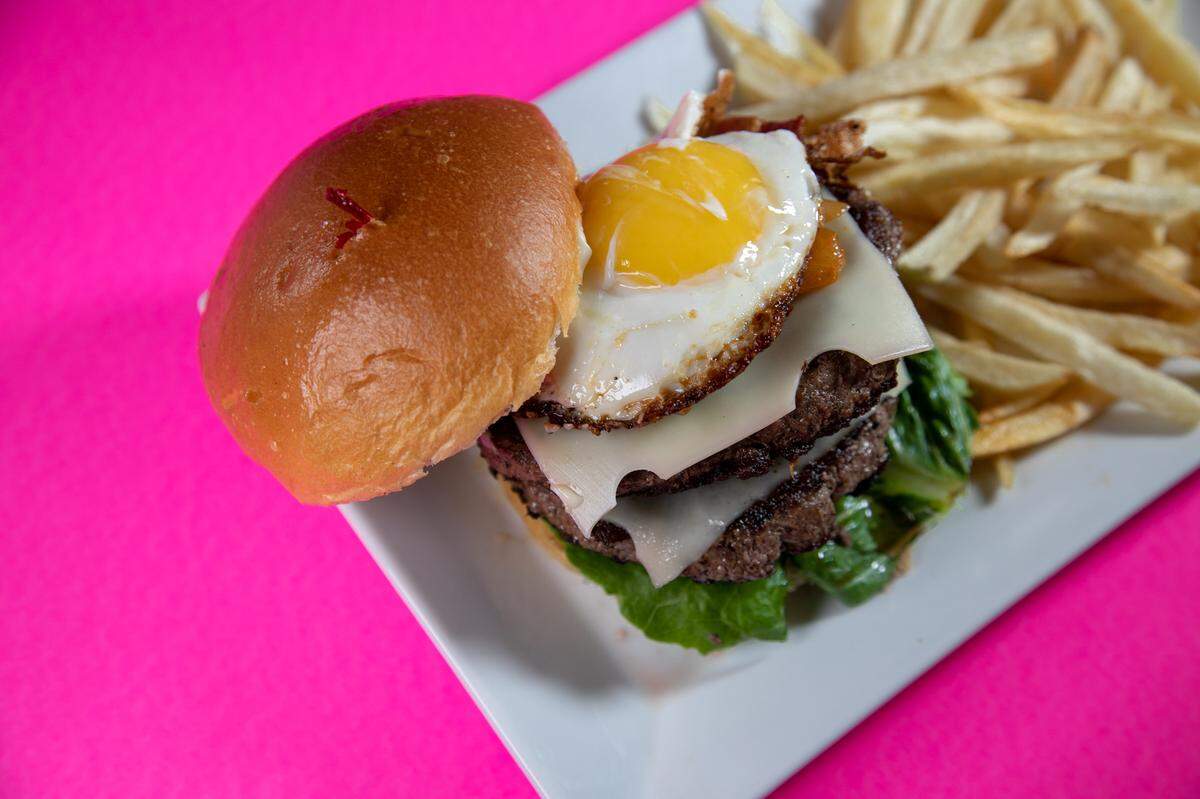 The Miami OG Burger at the Miami Diner.