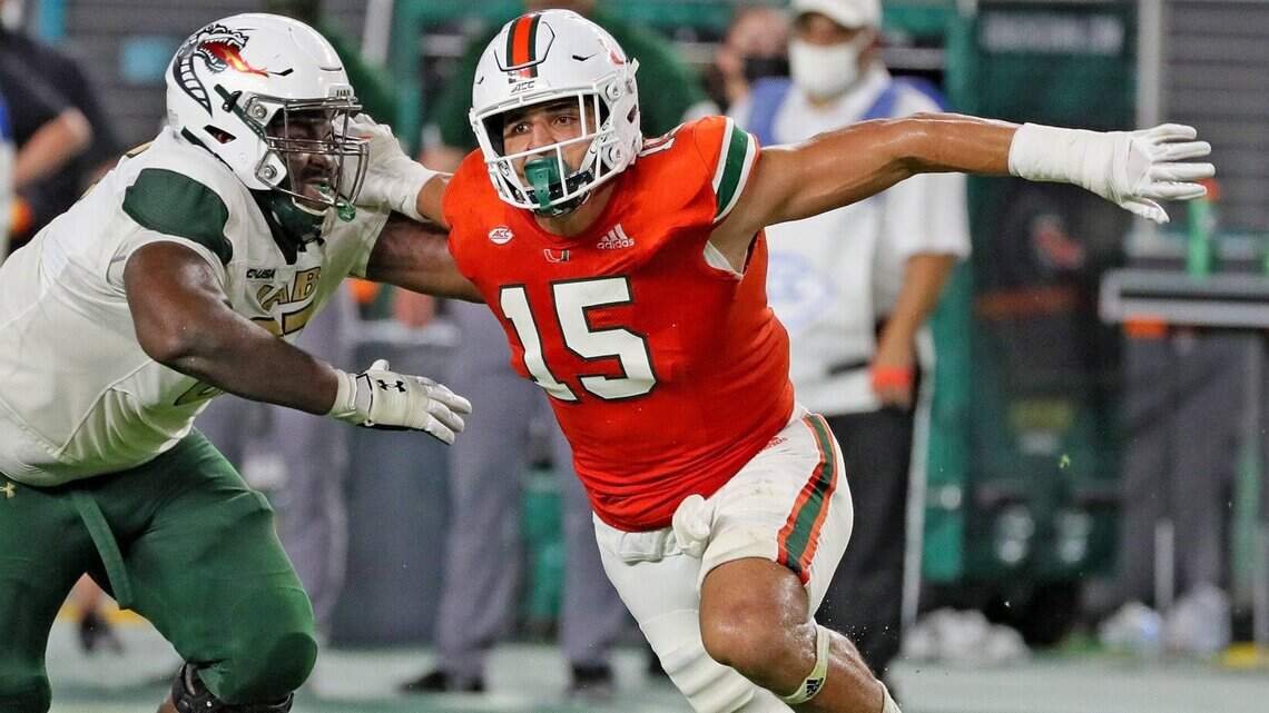 Jaelan Phillips’ Canes coach offers insight on Dolphins’ addition ...