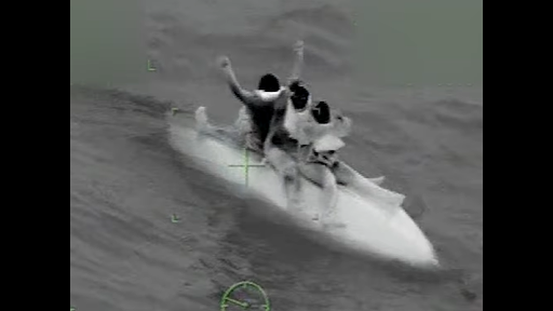 The three boaters were found Sunday, Feb. 23, off Captiva, a barrier island about a 165-mile-drive south from Tampa.