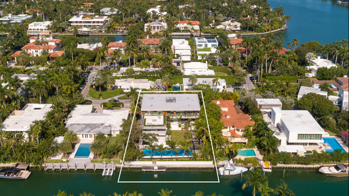 Two luxury houses sold to investment firm executives this week, including this one, which sold to a financial executive from New York.