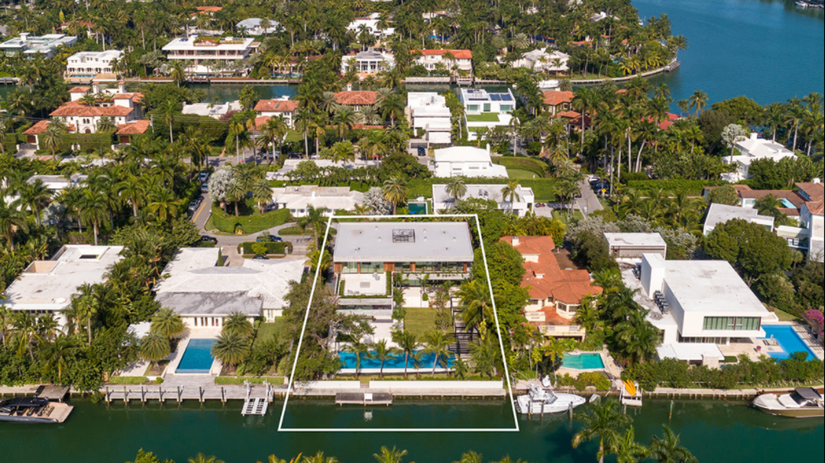 Two luxury houses sold to investment firm executives this week, including this one, which sold to a financial executive from New York.