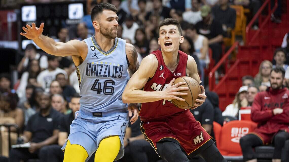 Heat calls about veteran guard Konchar: Where things stand. And White’s lawsuit