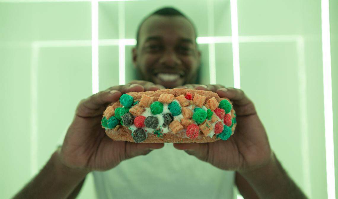 The new Ice Cream Heaven pairs Cindy Lou’s Cookies with ice cream made locally by a veteran of Jaxson’s Ice Cream in decadent sandwiches.