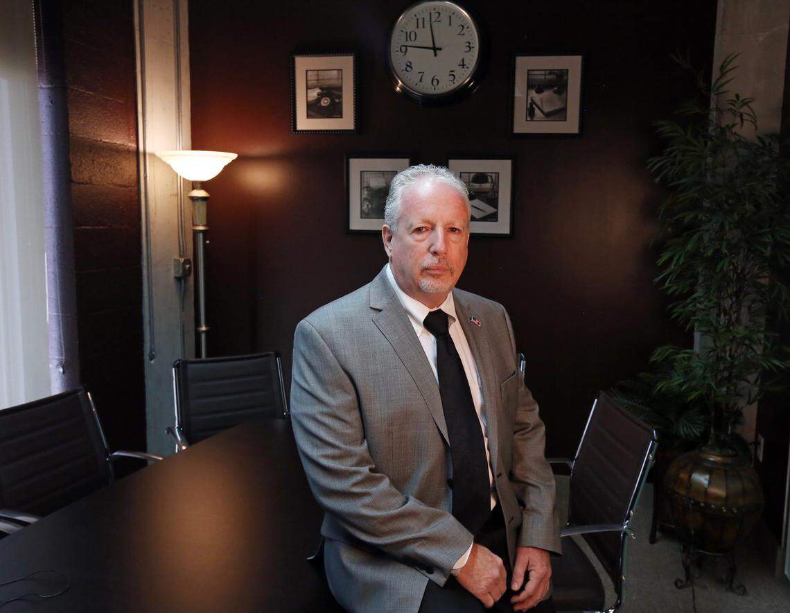 Mike Fisten is a private investigator for victims’ attorneys in the sexual abuse cases against Palm Beach billionaire Jeffrey Epstein.