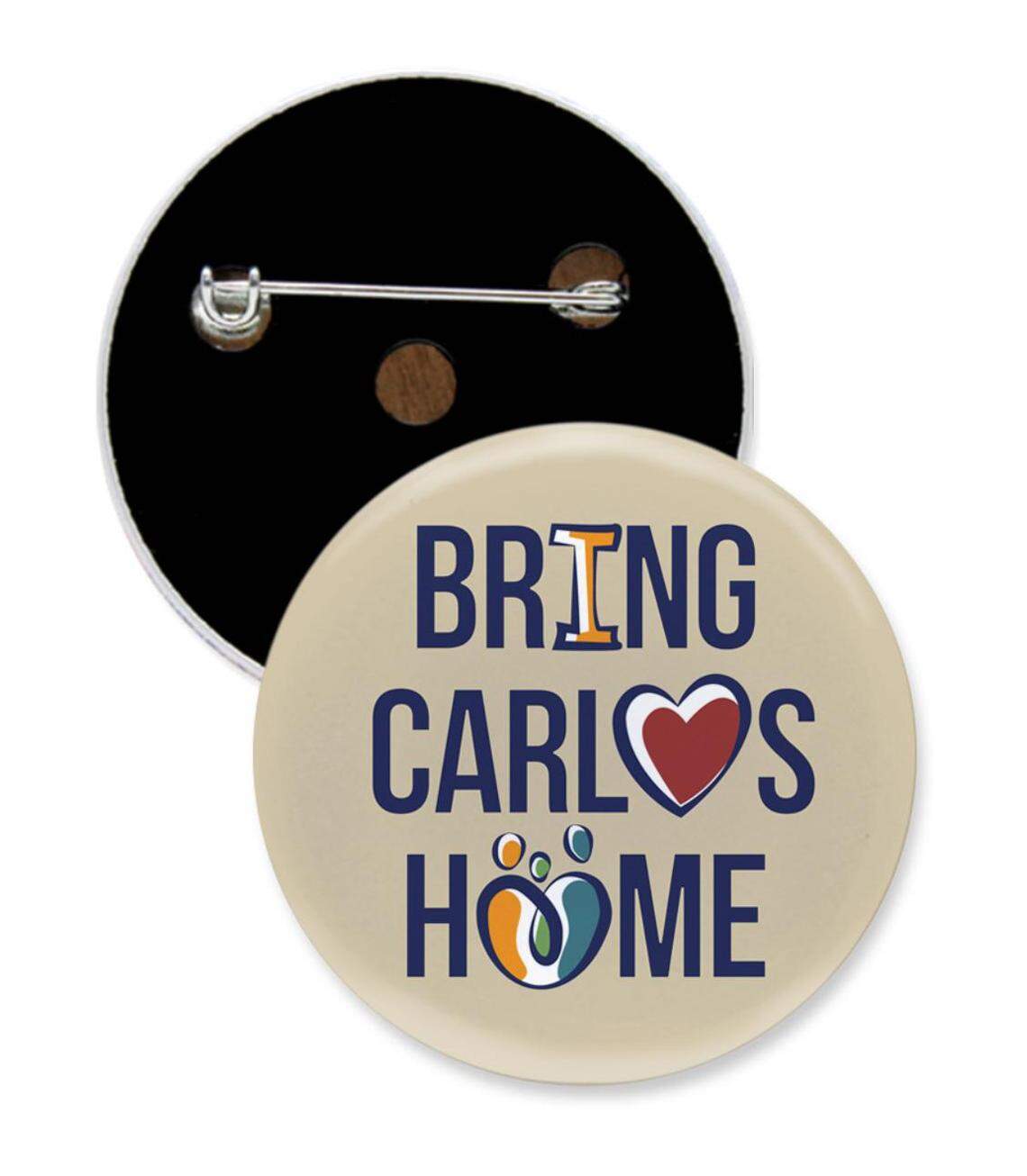 Friends and family created signs that read “Bring Carlos Home” 