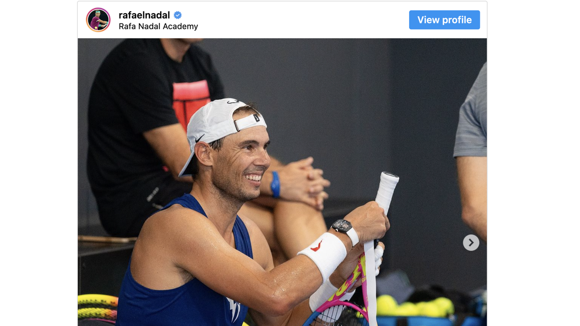 After a legendary career, Rafael Nadal announces his retirement.