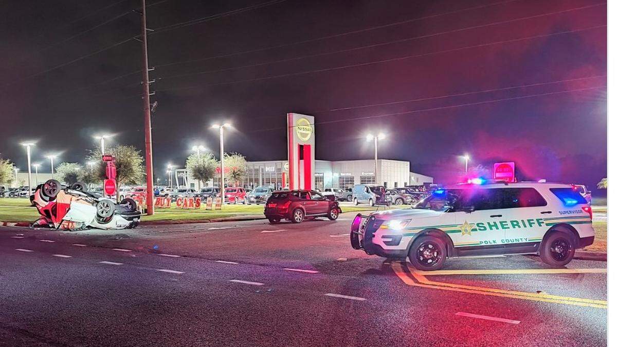 A 76-year-old passenger was killed when a vehicle being test driven by an 86-year-old man turned into the path of a car just outside Hill Nissan car dealership Saturday in Winter Haven