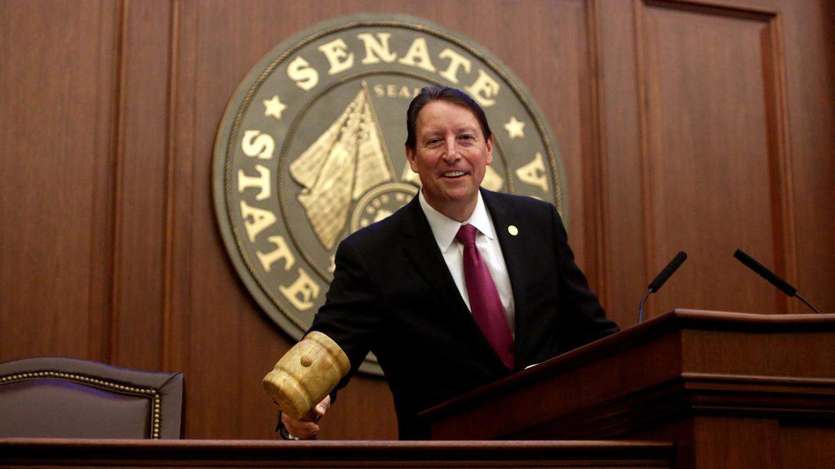 Florida Senate President Bill Galvano calls the Florida Senate to session on Tuesday, March 5, 2019, the first day of the 60-day session in Tallahassee.