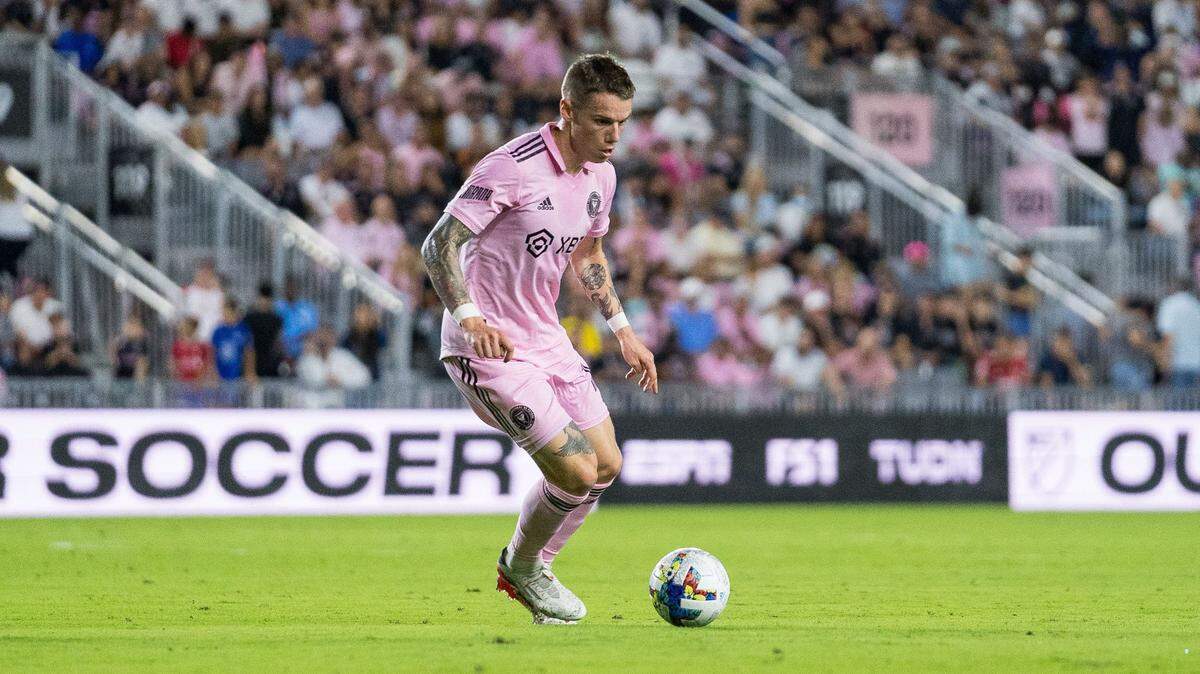 Robert Taylor, a new winger from Finland, made his Inter Miami debut in the season-opening 0-0 tie against Chicago Fire at DRV PNK Stadium on Feb. 26, 2022.