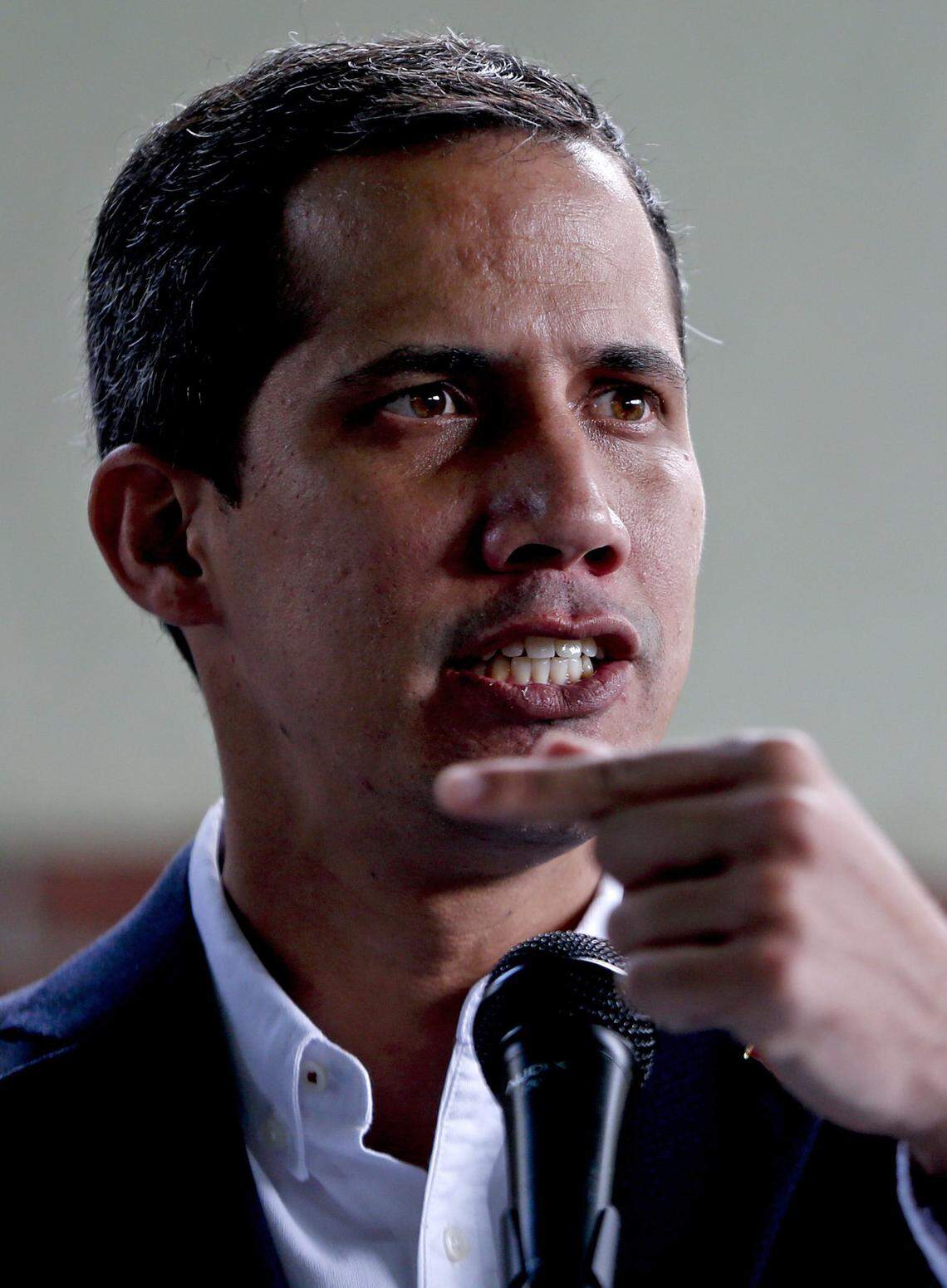 Opposition leader Juan Guaidó