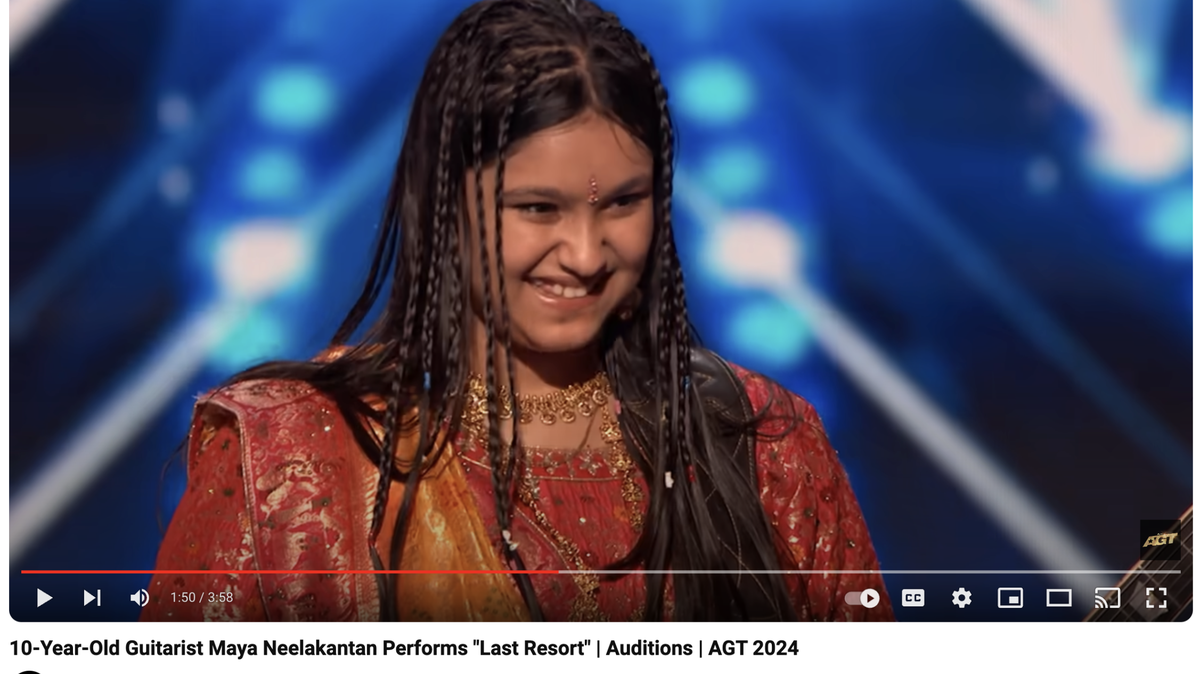 A 10-year-old girl stunned with her “America’s Got Talent” audition.