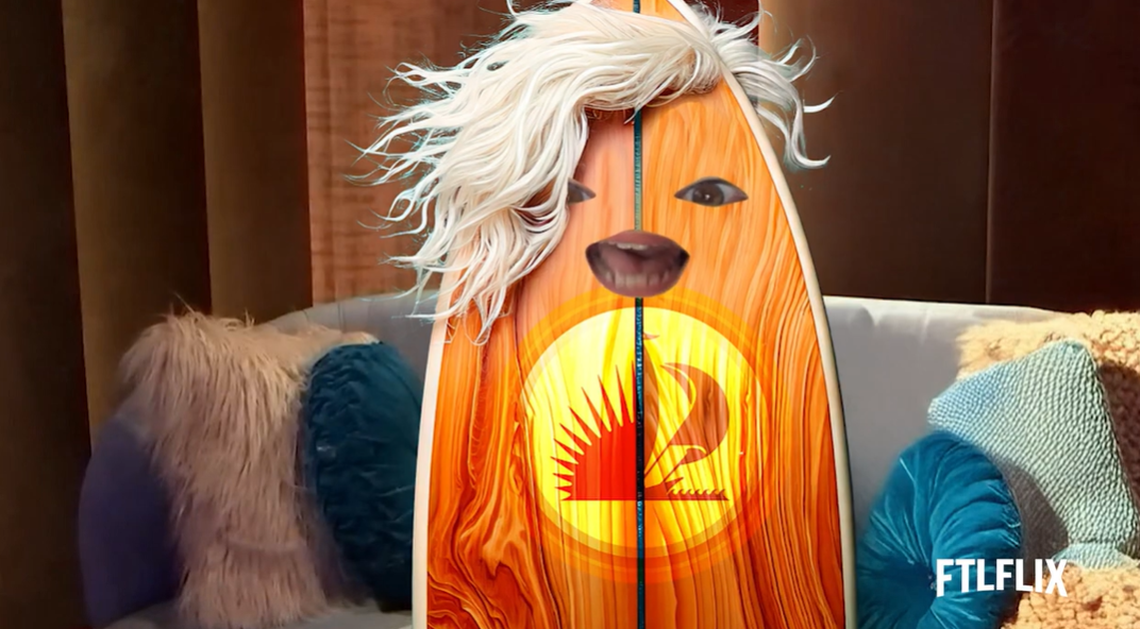 A screenshot of the City of Fort Lauderdale’s spring break PSA, which is a parody of Netflix’s popular dating reality show “Love Is Blind.”