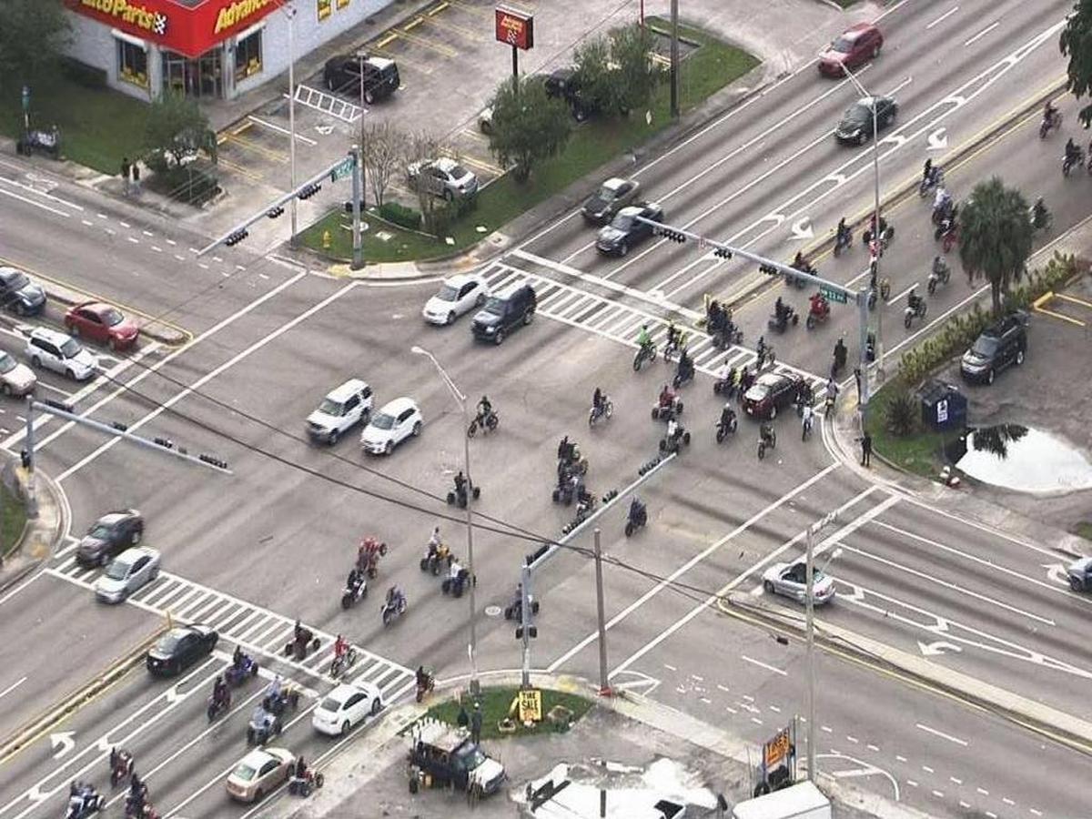 Scenes like this were common during the annual civil rights demonstration of off-terrain vehicles on the Martin Luther King Day holiday. But with the pandemic still in full swing, police expect smaller crowds this year, similar to the past two years.