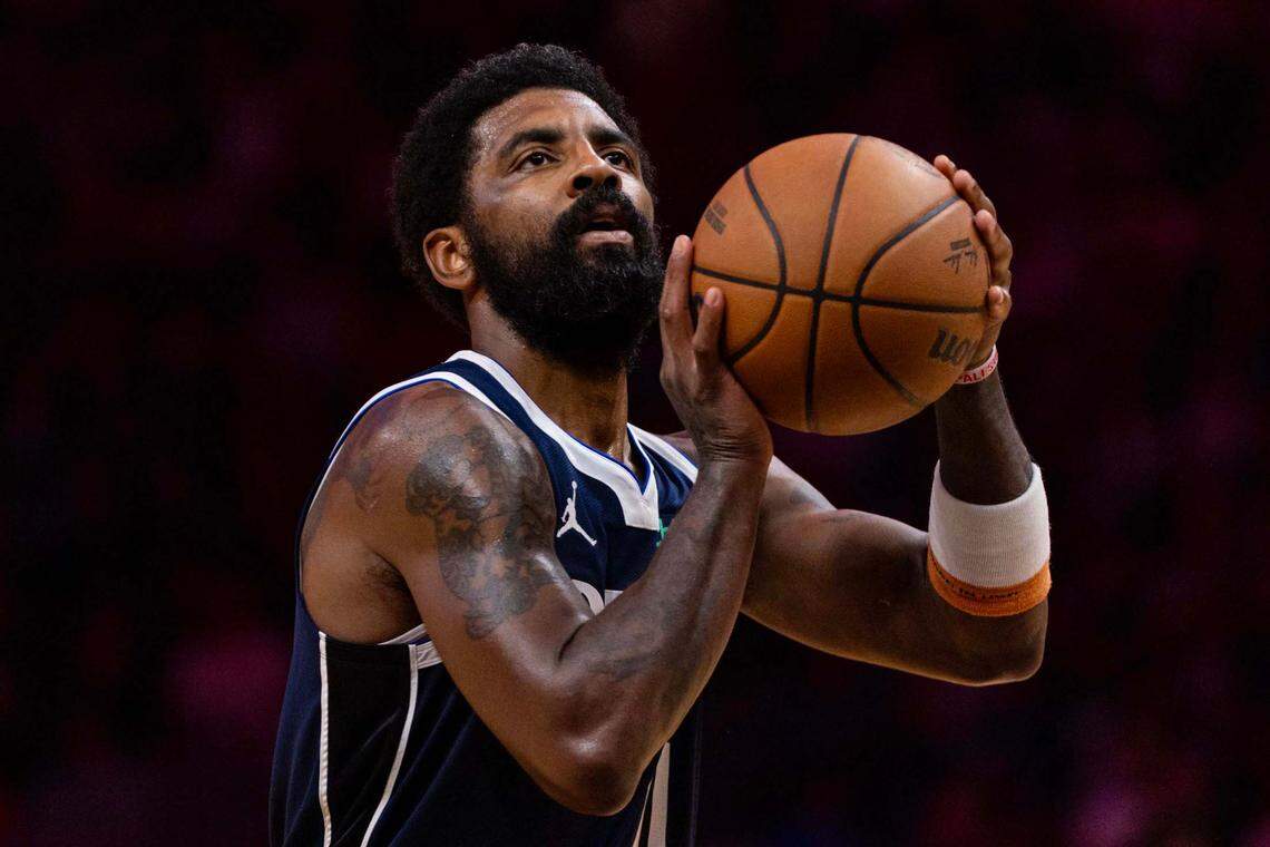 Dallas Mavericks guard Kyrie Irving