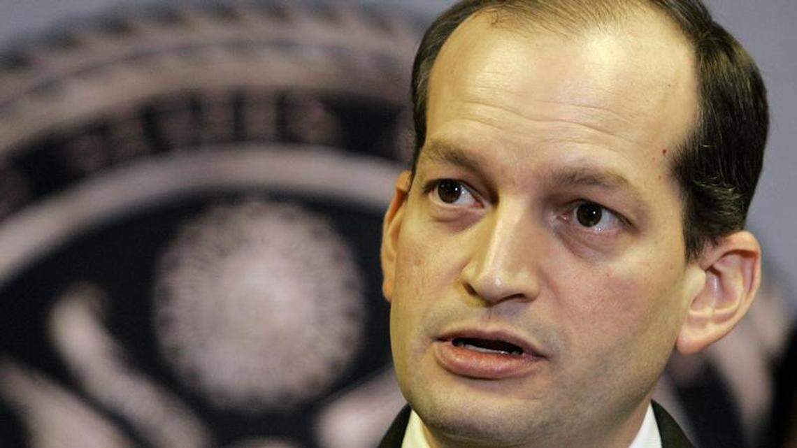 U.S. Labor Secretary Alexander Acosta has been criticized for the plea deal he worked out with Jeffrey Epstein. Acosta was U.S. attorney for Southern Florida at the time.