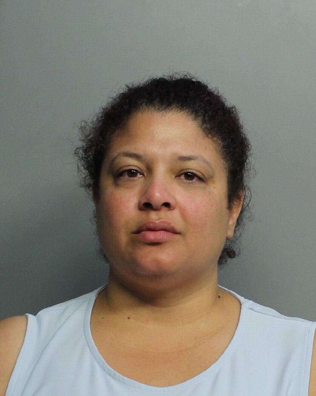 Nina Tamar Beltran aka Nina Tamar Marano when she was taken into custody in 2021 by Miami-Dade Corrections.