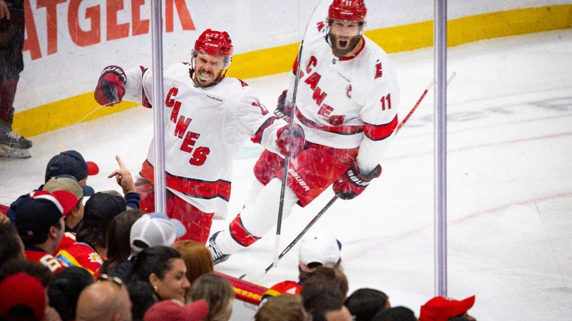 Hurricanes stay alive, shut out Panthers in Game 4, send series back to Raleigh